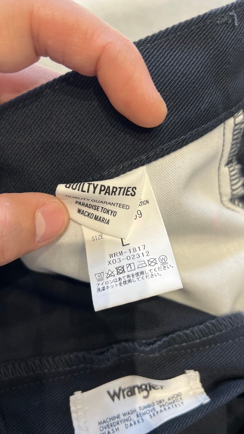 와코마리아 랭글러 팬츠 네이비 상품이미지2