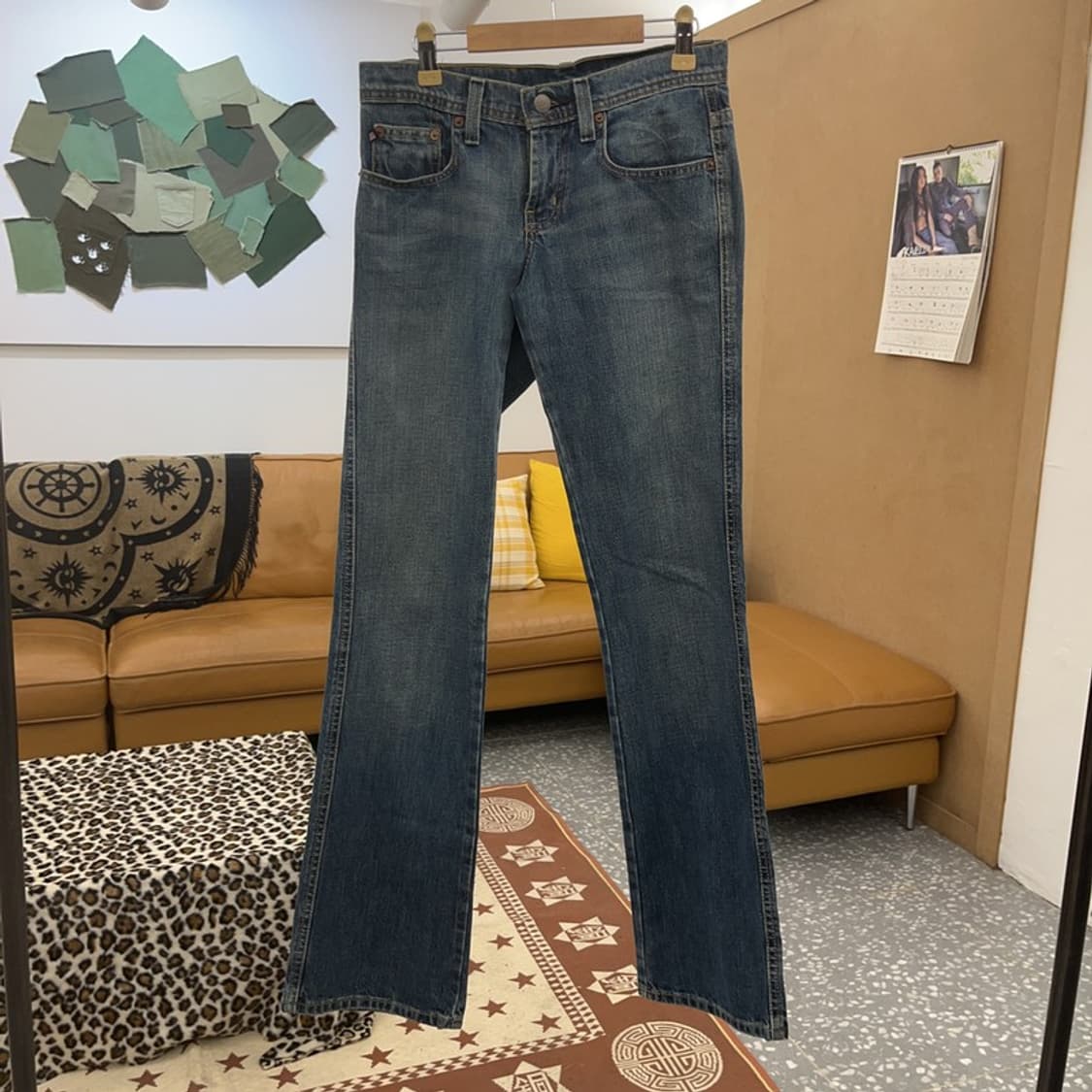 폴로 랄프로렌 올드스쿨 캐주얼 빈티지 워싱 데님팬츠 27인치 C09327 상품이미지2