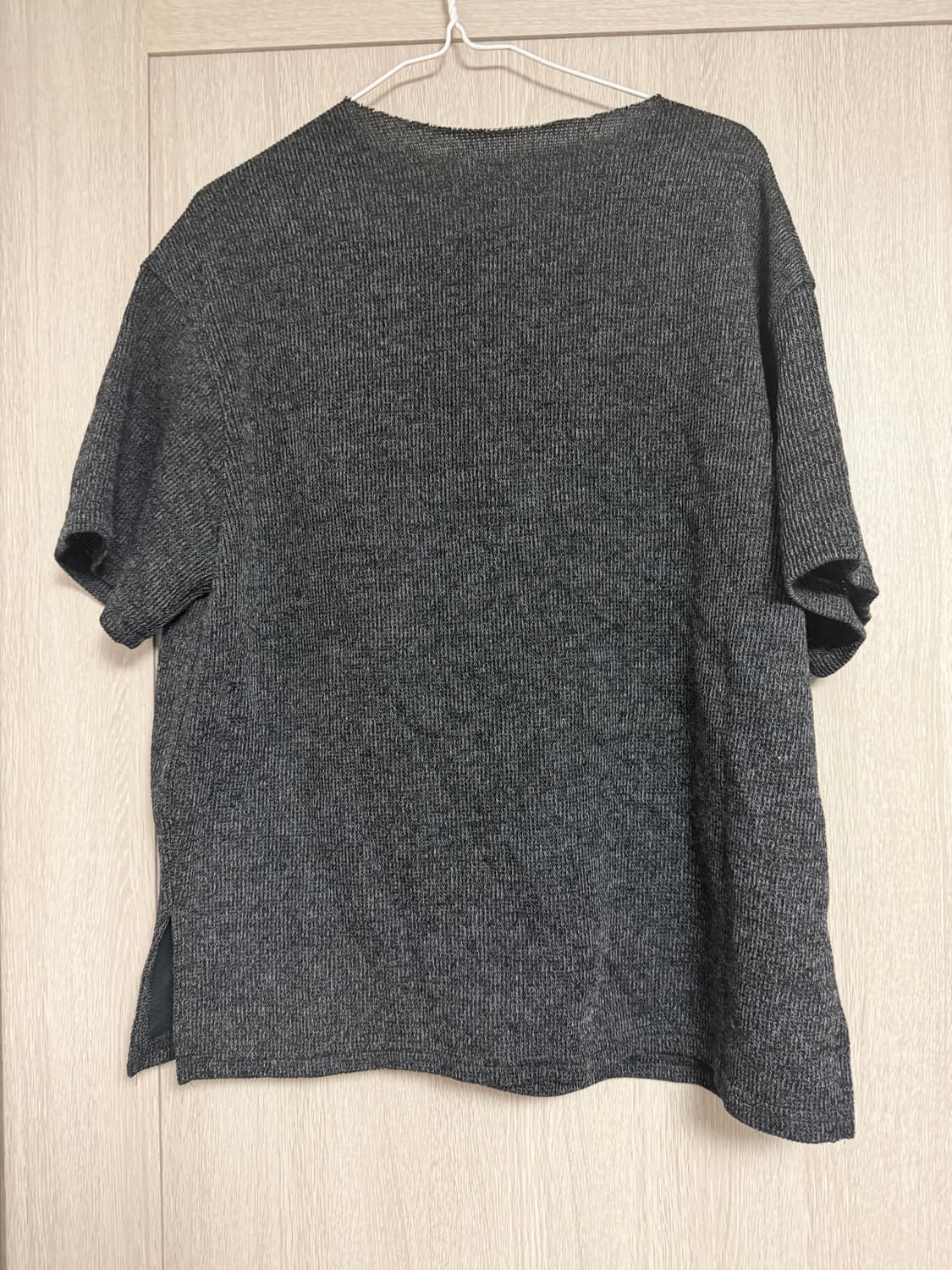 남성 차콜 반팔 상품이미지2