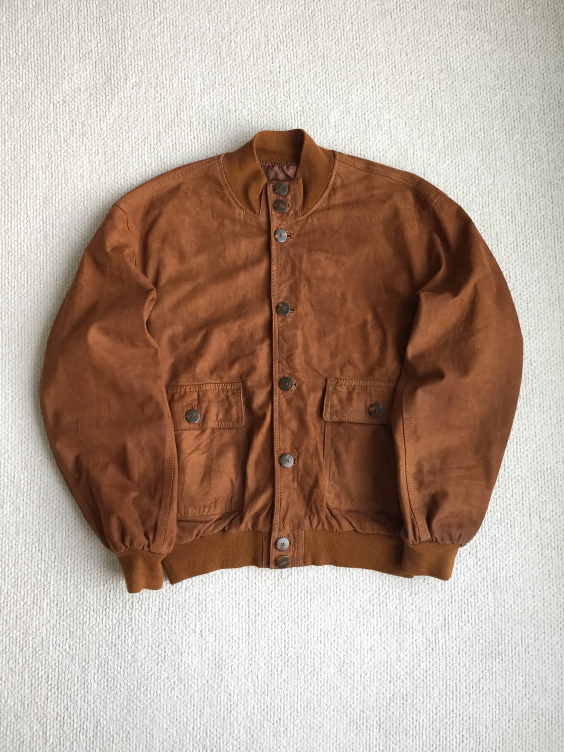 90‘s 이태리 메이드 a1 고트레더 자켓 상품이미지2