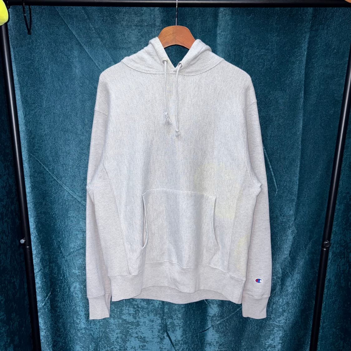 (M) 챔피온 리버스위브 그레이 후드티 상품이미지1