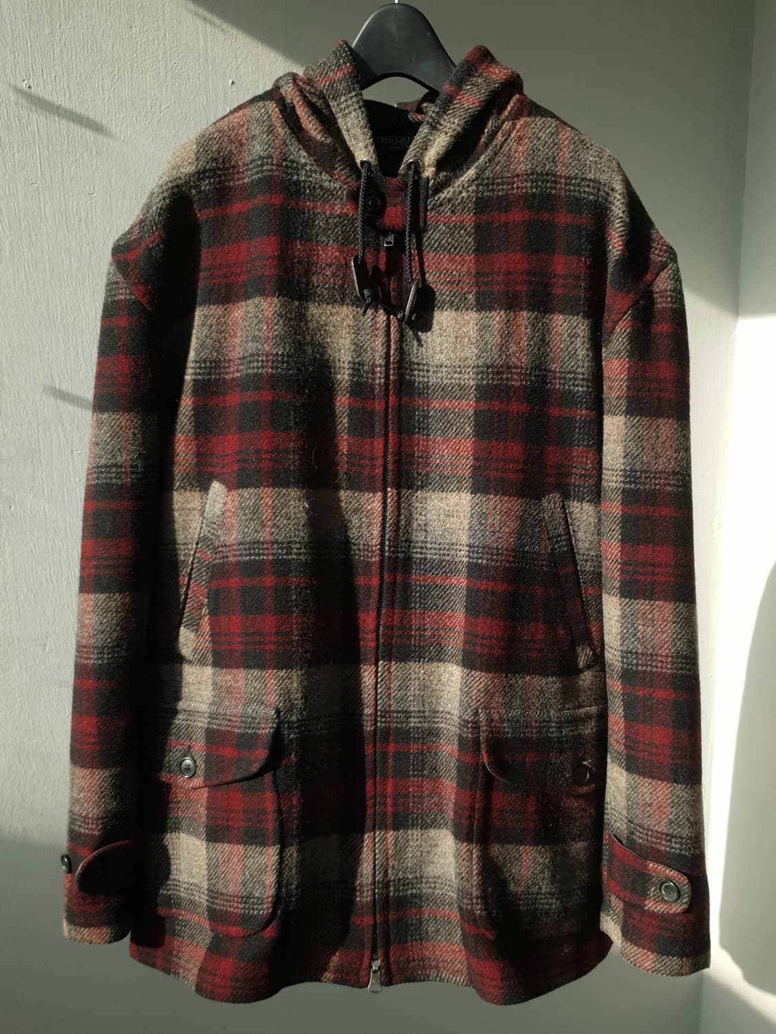 90s Polo Ralph Luren plaid wool jacket 상품이미지2
