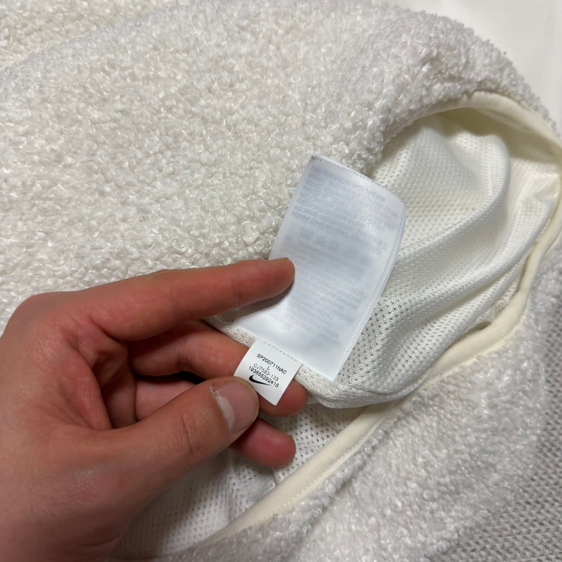 나이키 에센셜 세르파 플리스 풀오버 후드티 상품이미지5