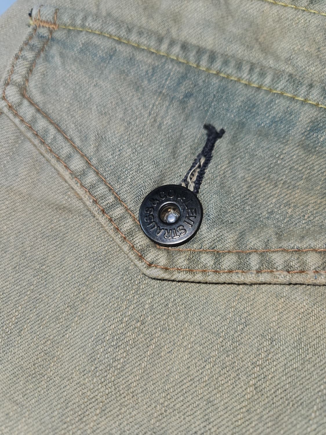 리바이스 511 빈티지 진흙워싱 데님팬츠 블랙패치 청바지 32x32 상품이미지5