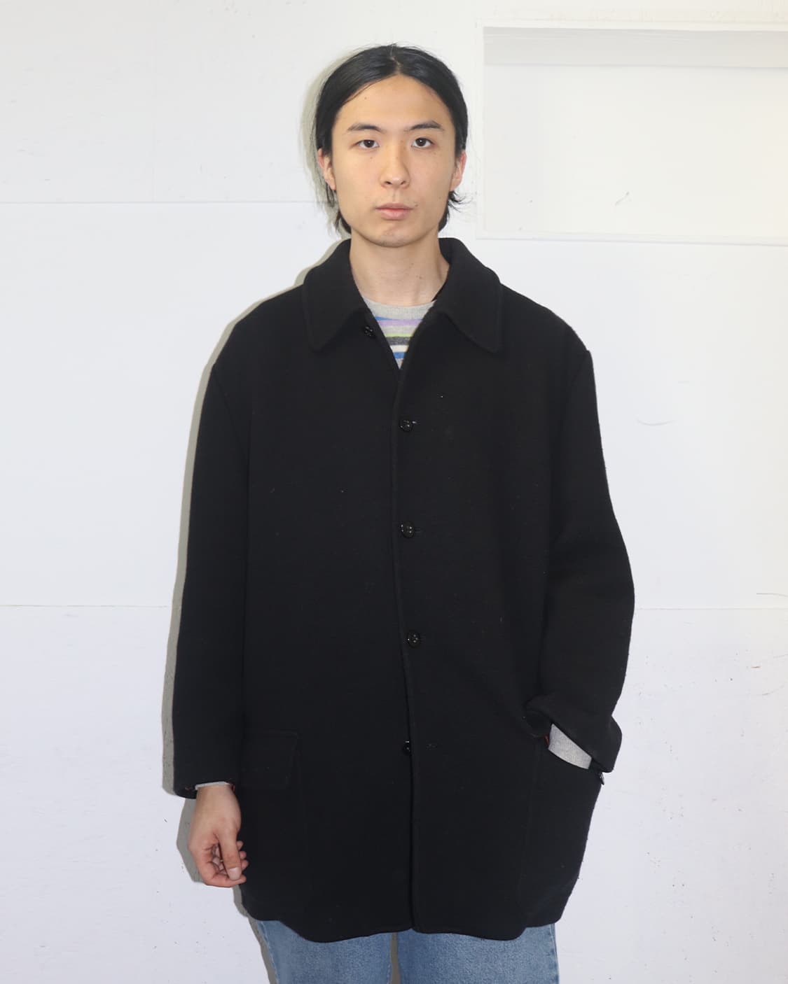 엠포리오 아르마니 울 커버올 코트 상품이미지1