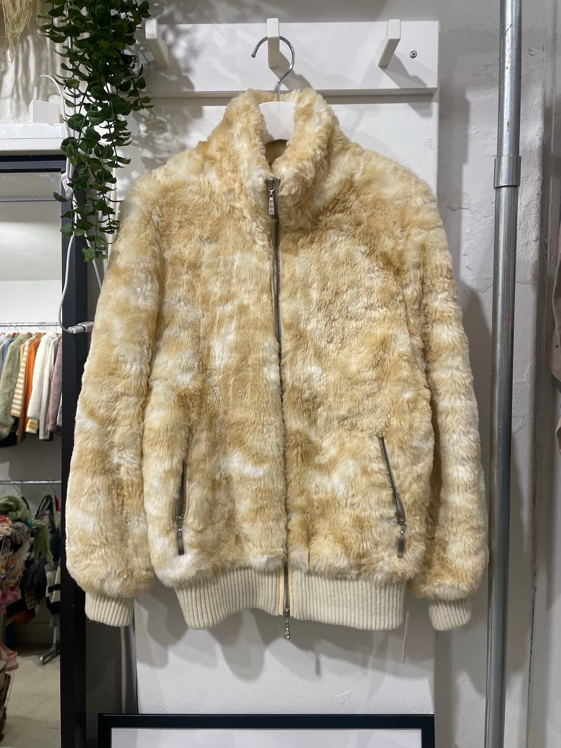 sky bomber two way fur zip-up 상품이미지6