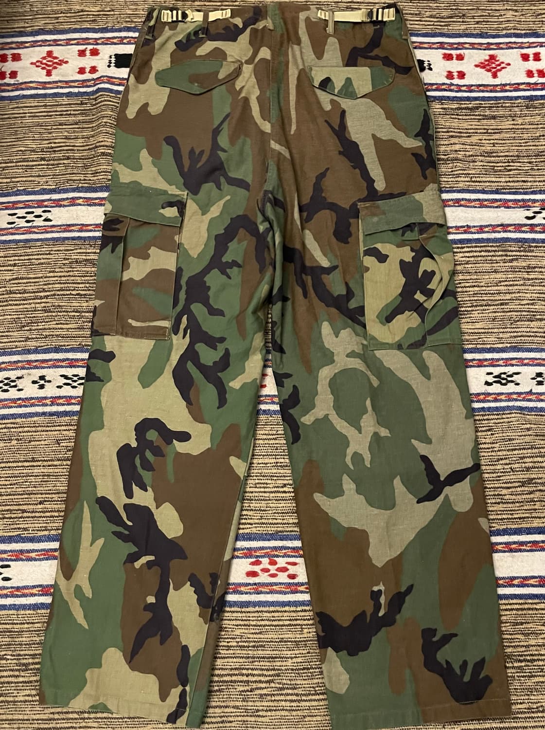 (M/R)80s US army 밀리터리 카모 우드랜드 카고팬츠 상품이미지6