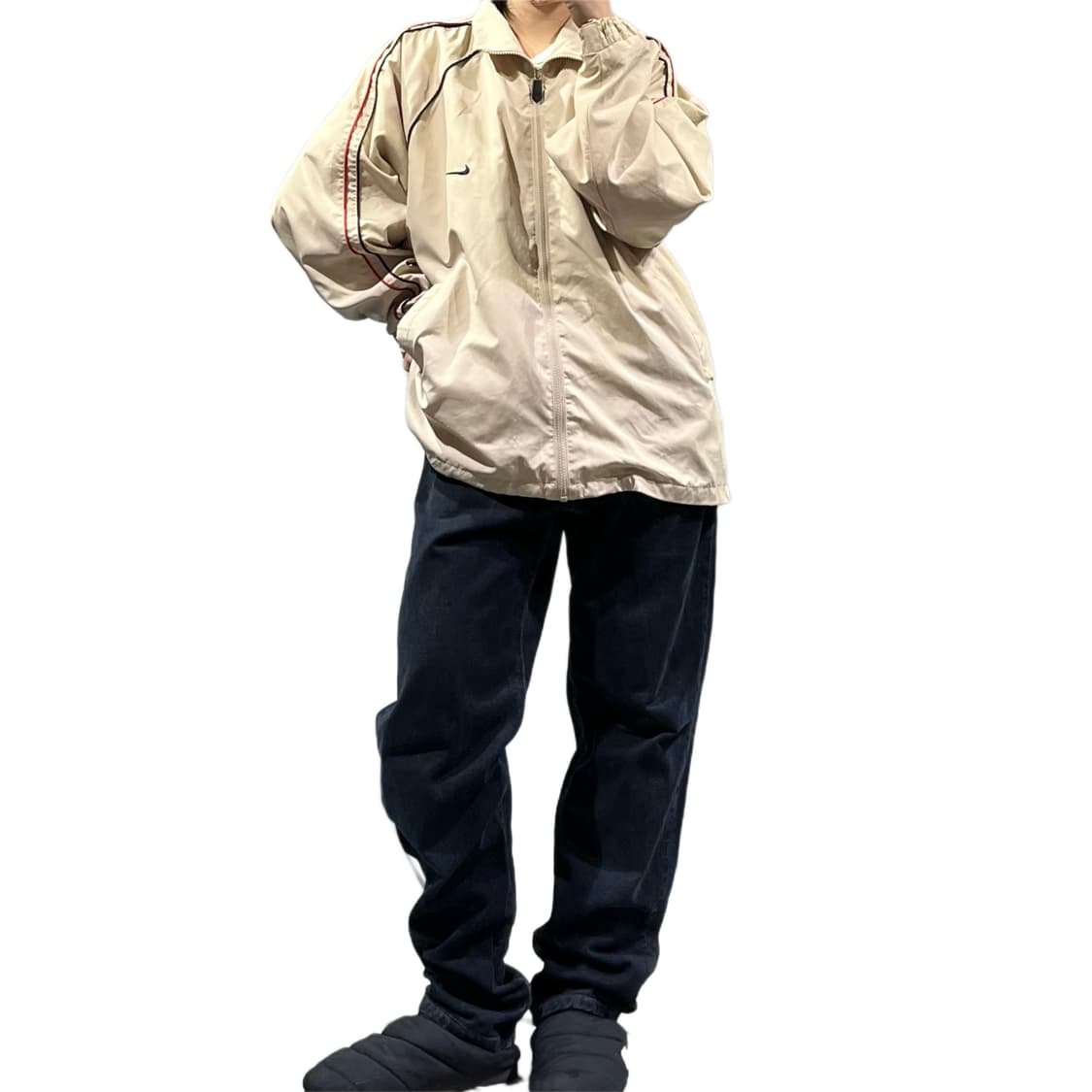 나이키 아이보리 레드블루 라인 바막 상품이미지2