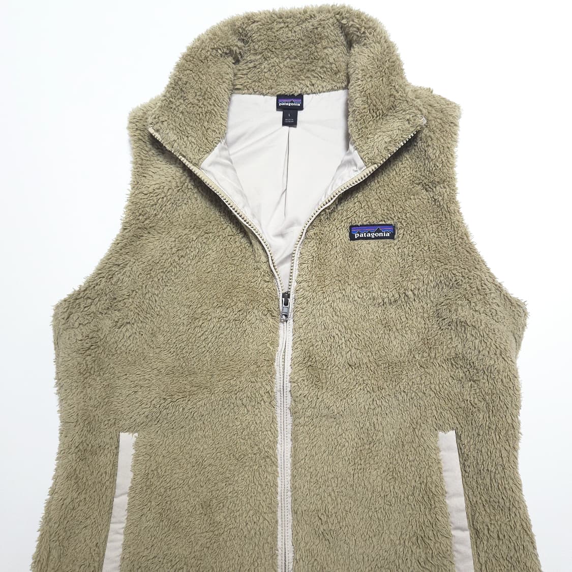 파타고니아 우먼 로스 가토스 플리스 베스트 엘캡카키 상품이미지5