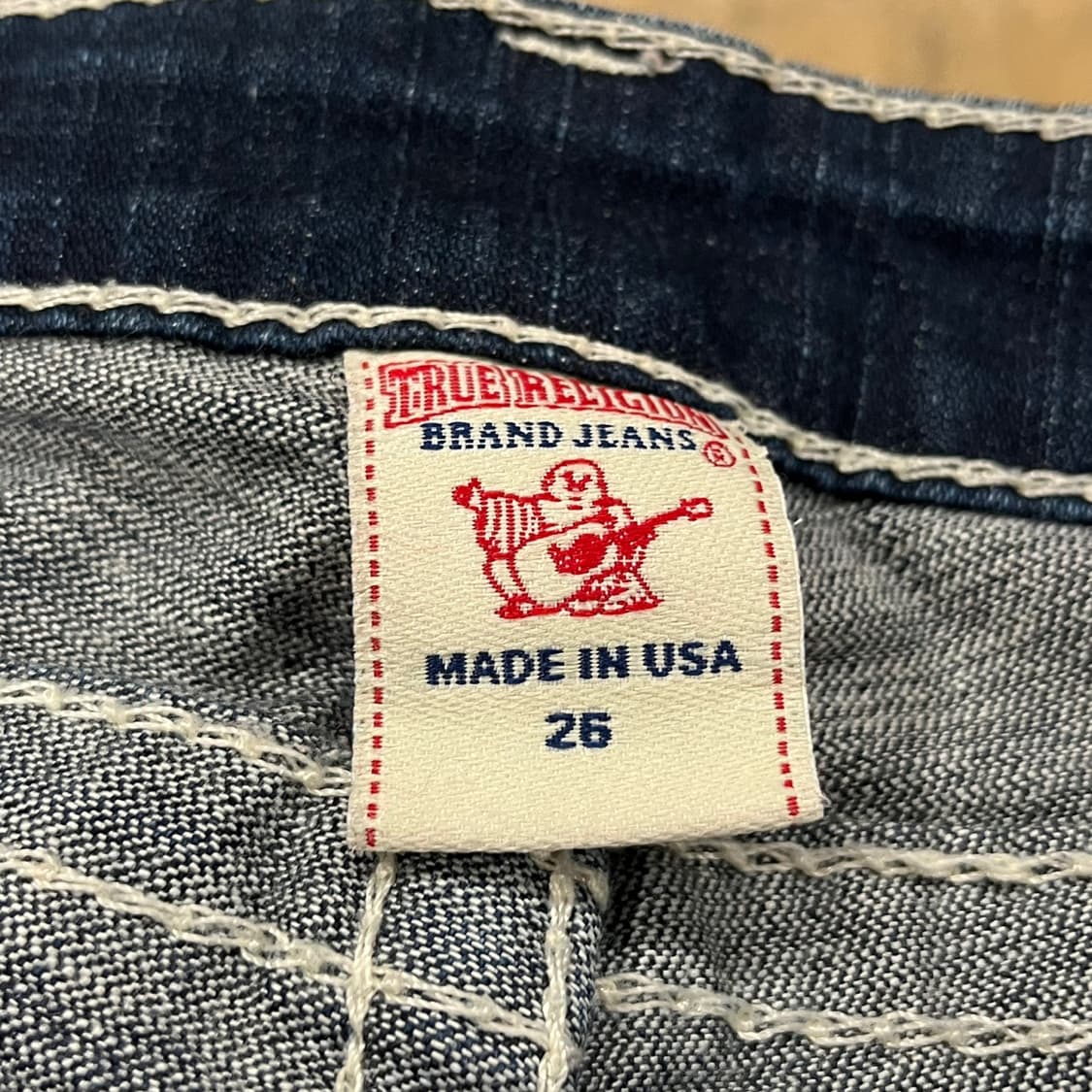 [ 정품/26 ] 트루릴리전 스티치 데님 청바지 b8 상품이미지4