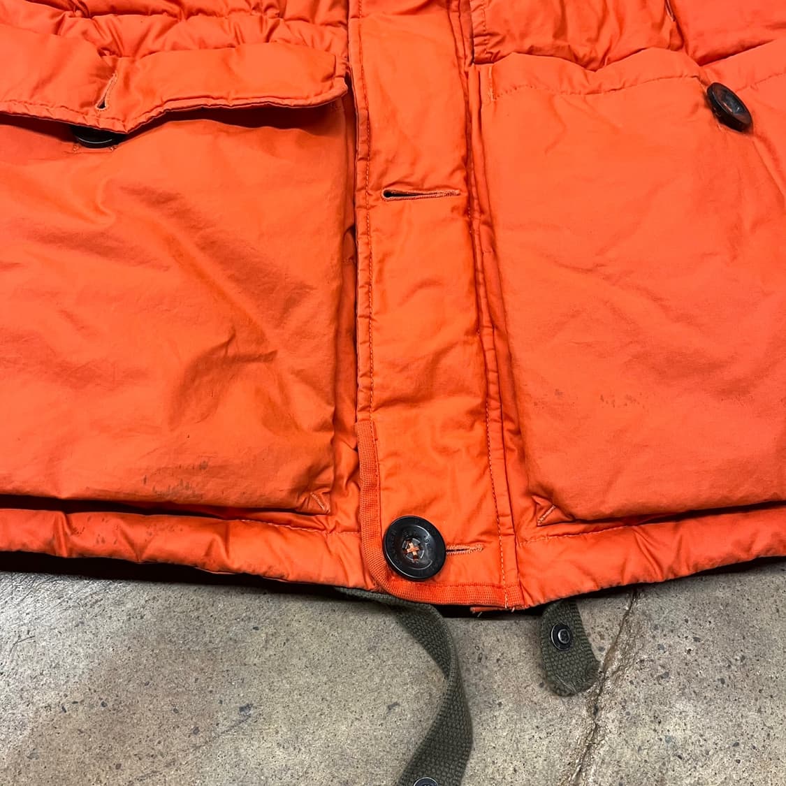 [정품/L] 폴로 랄프로렌 오렌지색 후드 패딩 점퍼 b19 상품이미지7