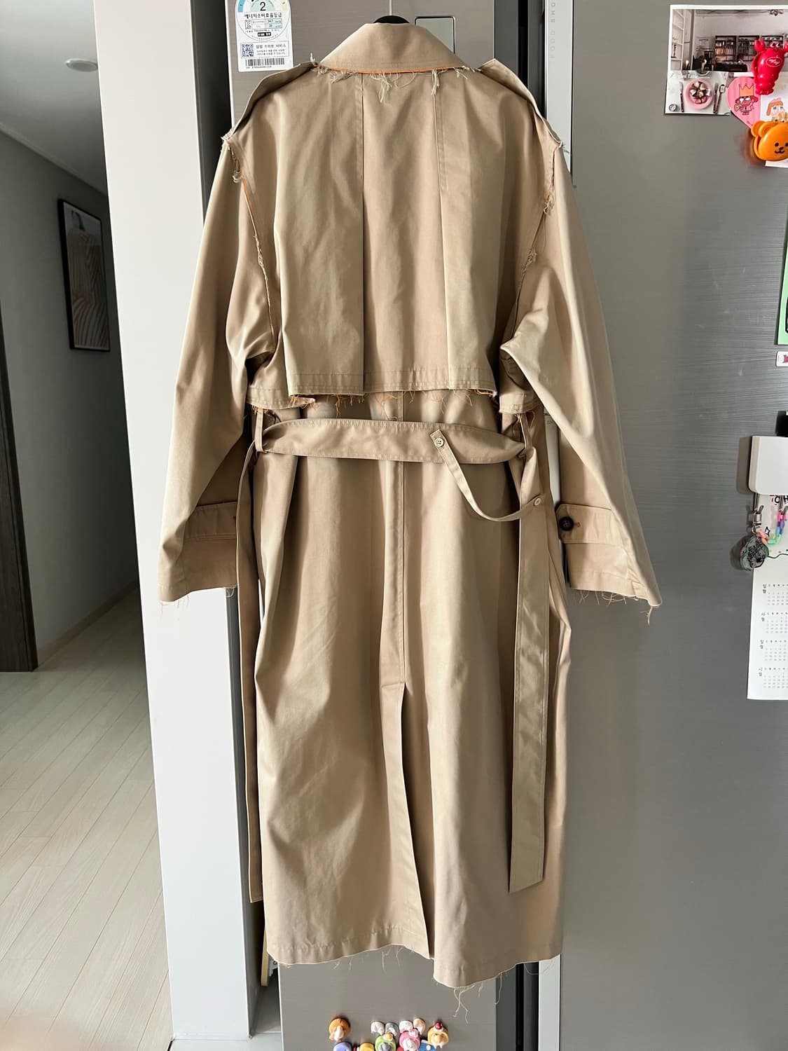 PERVERZE 베이지 트렌치 코트 새상품 상품이미지2