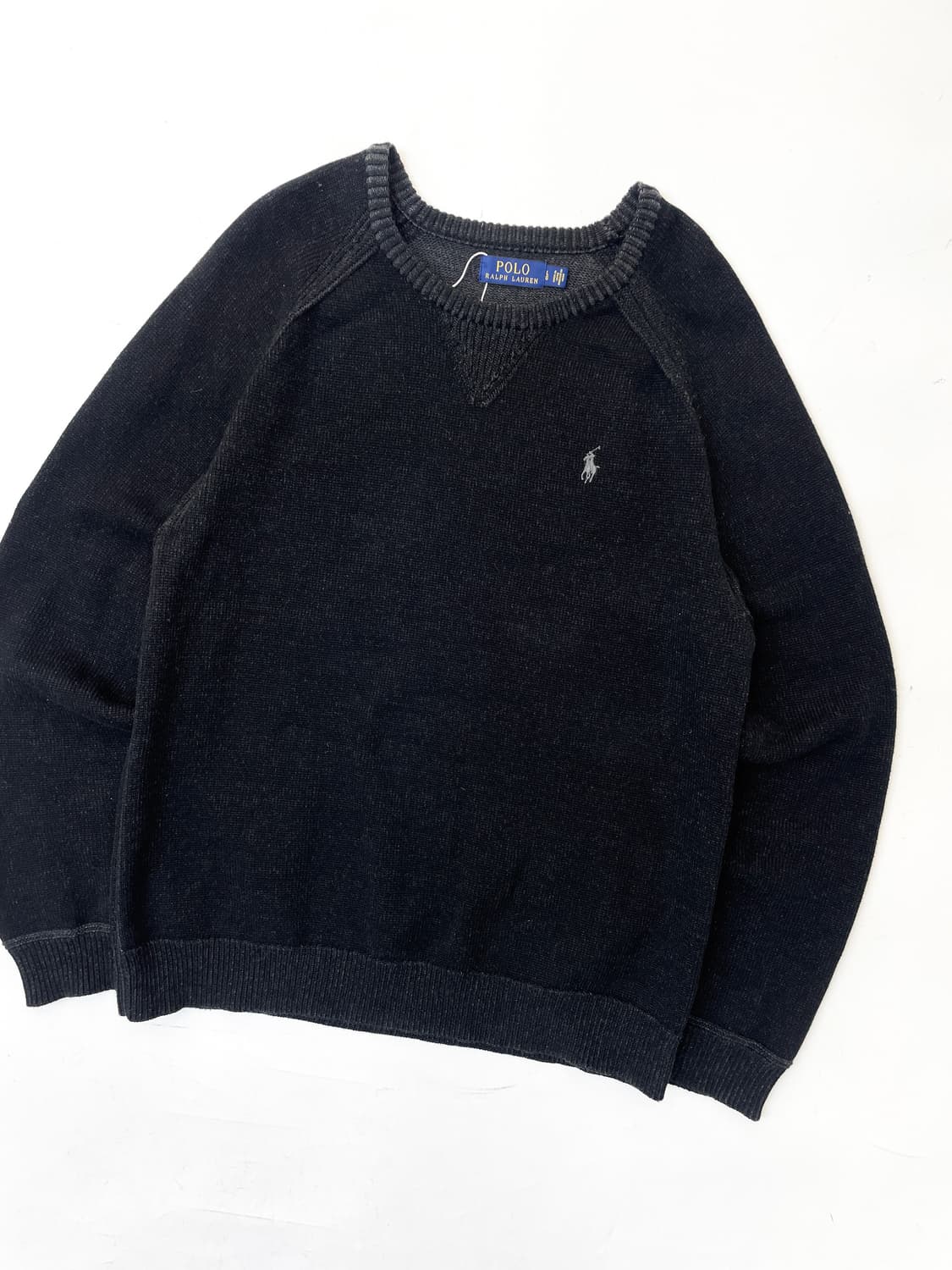 폴로랄프로렌 크루넥 코튼 니트 스웨터 상품이미지1