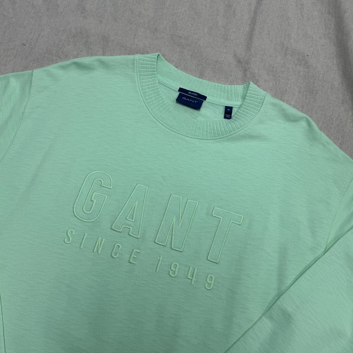 간트 민트 빅로고 맨투맨 M(105) 상품이미지2