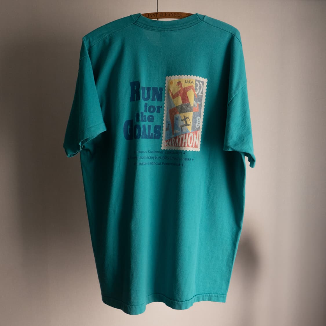 90s USPS Los Angeles MARATHON  T shirt 상품이미지2