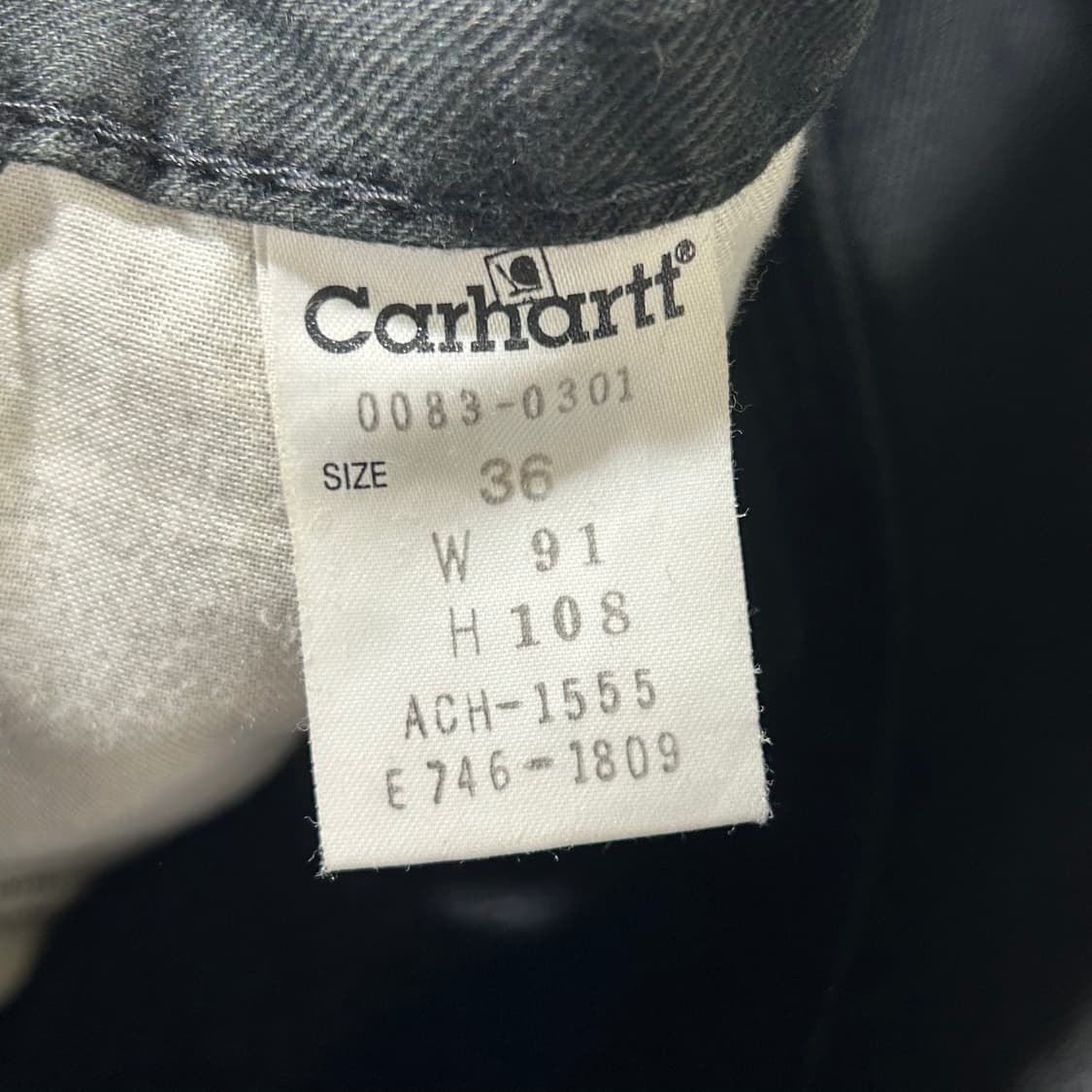 [Carhartt] 칼하트 워크 카펜터 팬츠 상품이미지7
