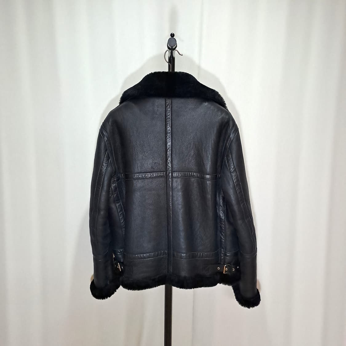 (택포) 양가죽 양털 무스탕 105-110 B455 상품이미지5