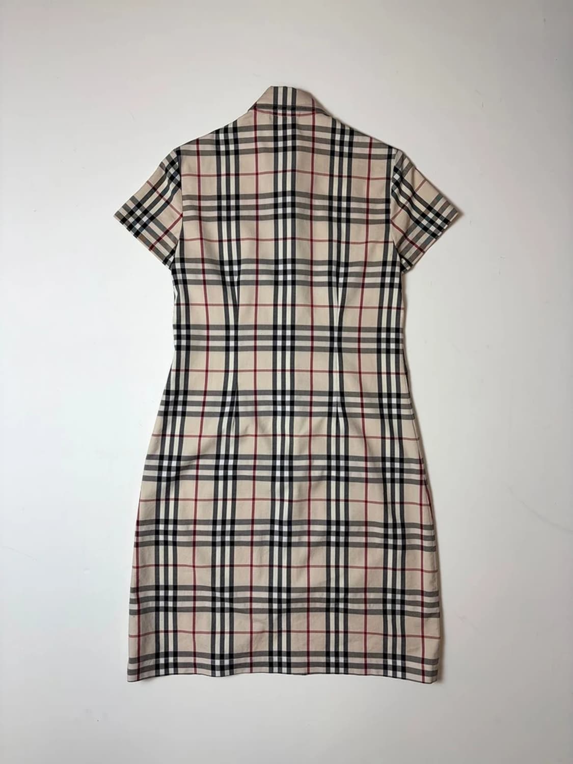 버버리 00's 시그니처 노바체크 카라 원피스 PN9228 상품이미지4