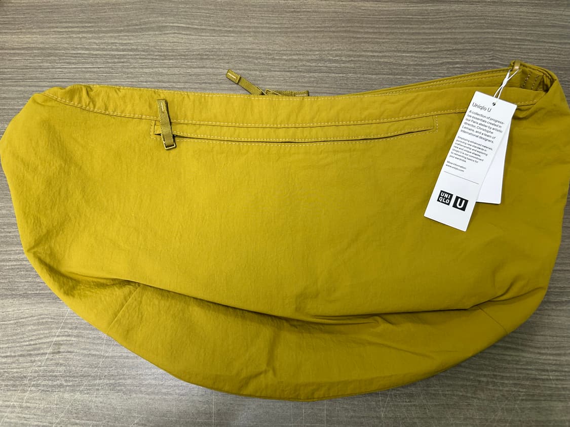 유니클로U 나일론 숄더백 머스타드 상품이미지2