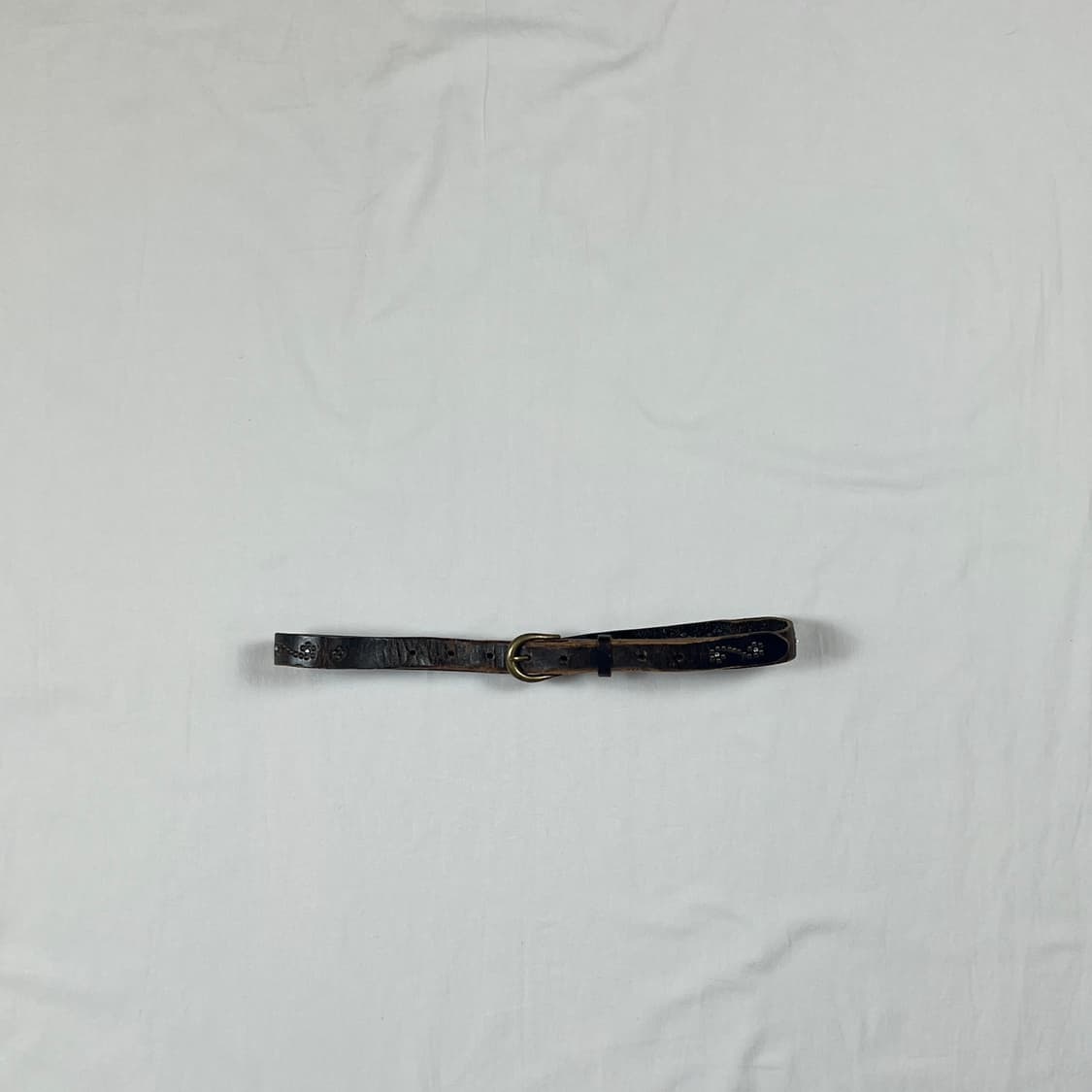 빈티지 스터드 웨스턴 가죽 레더벨트 상품이미지1