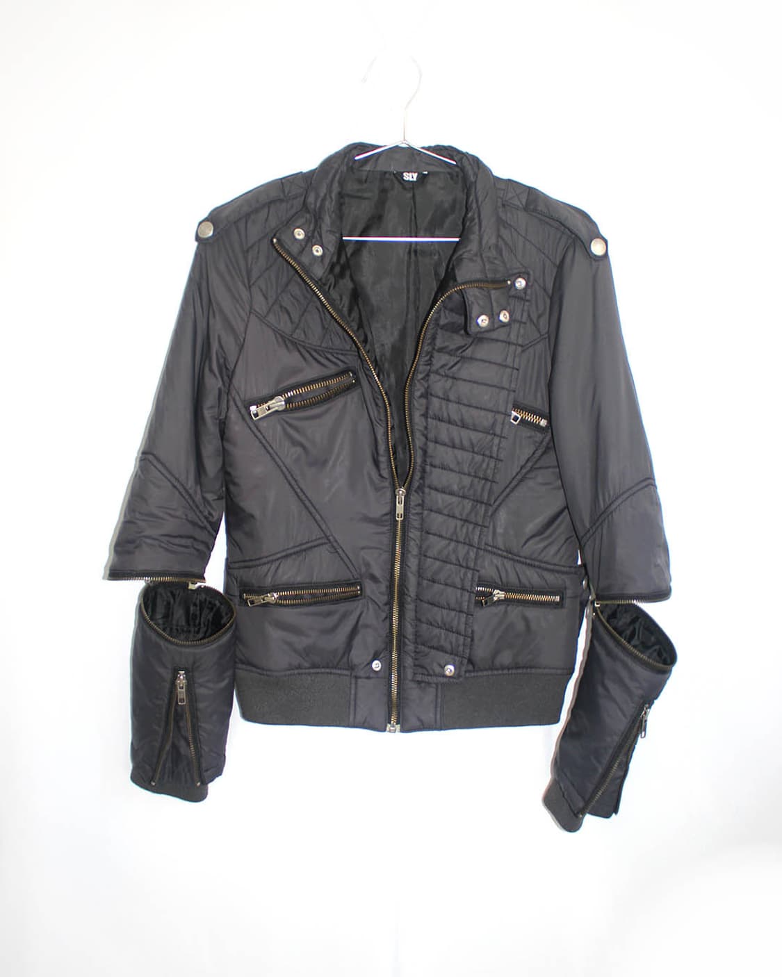 Rider panel tech multi-zip puffer jacket 상품이미지3