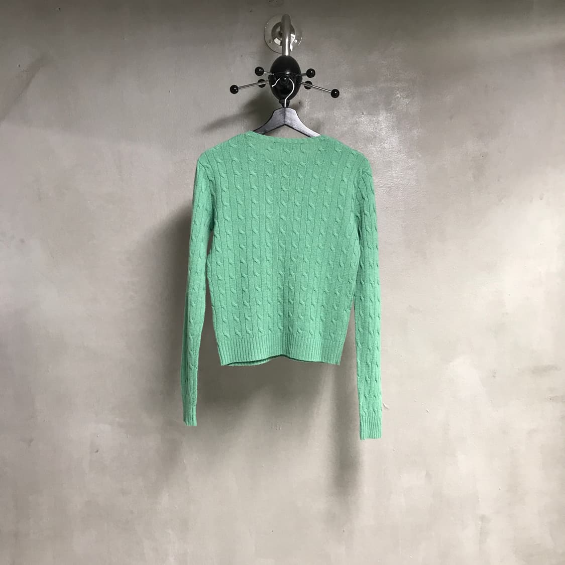 폴로 랄프로렌 케이블 니트 그린 M(W) 상품이미지6