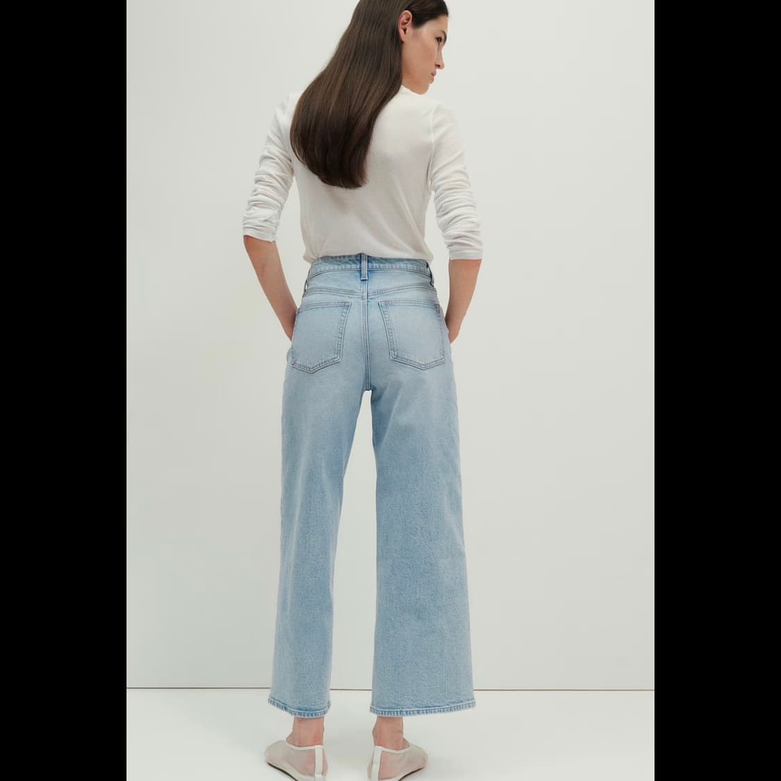 h&m 에이치앤엠 와이드 진 (새상품) 상품이미지10