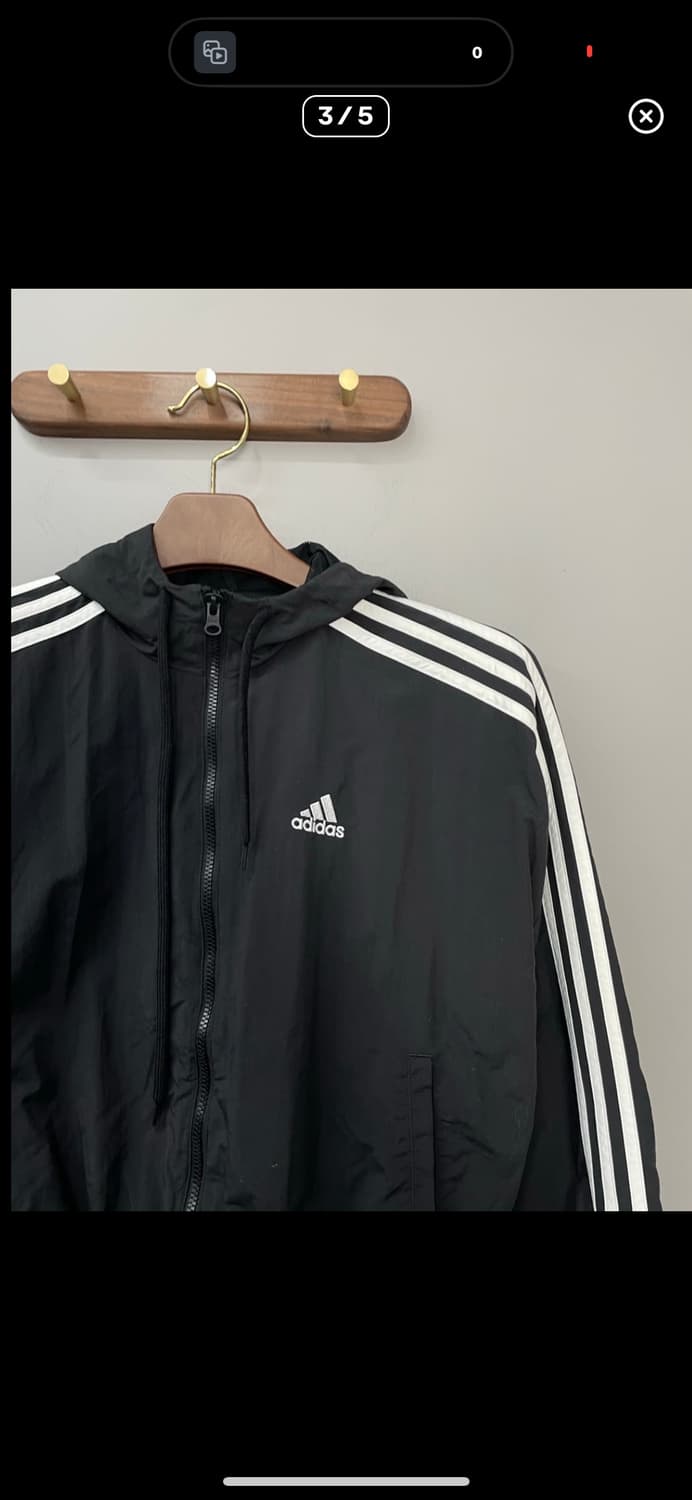 아디다스 우븐 크롭 바람막이 A2821 상품이미지3