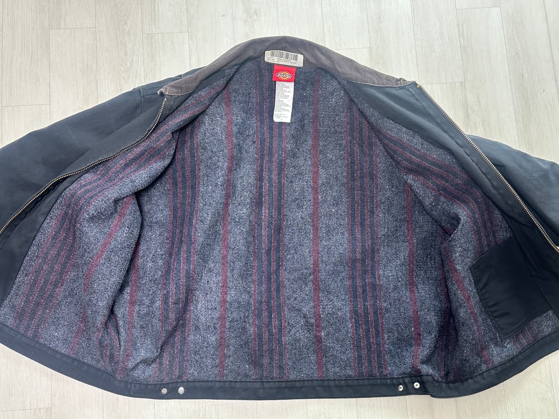 [3XL] 빈티지 디키즈 디트로이트 워크자켓 블랙 상품이미지3