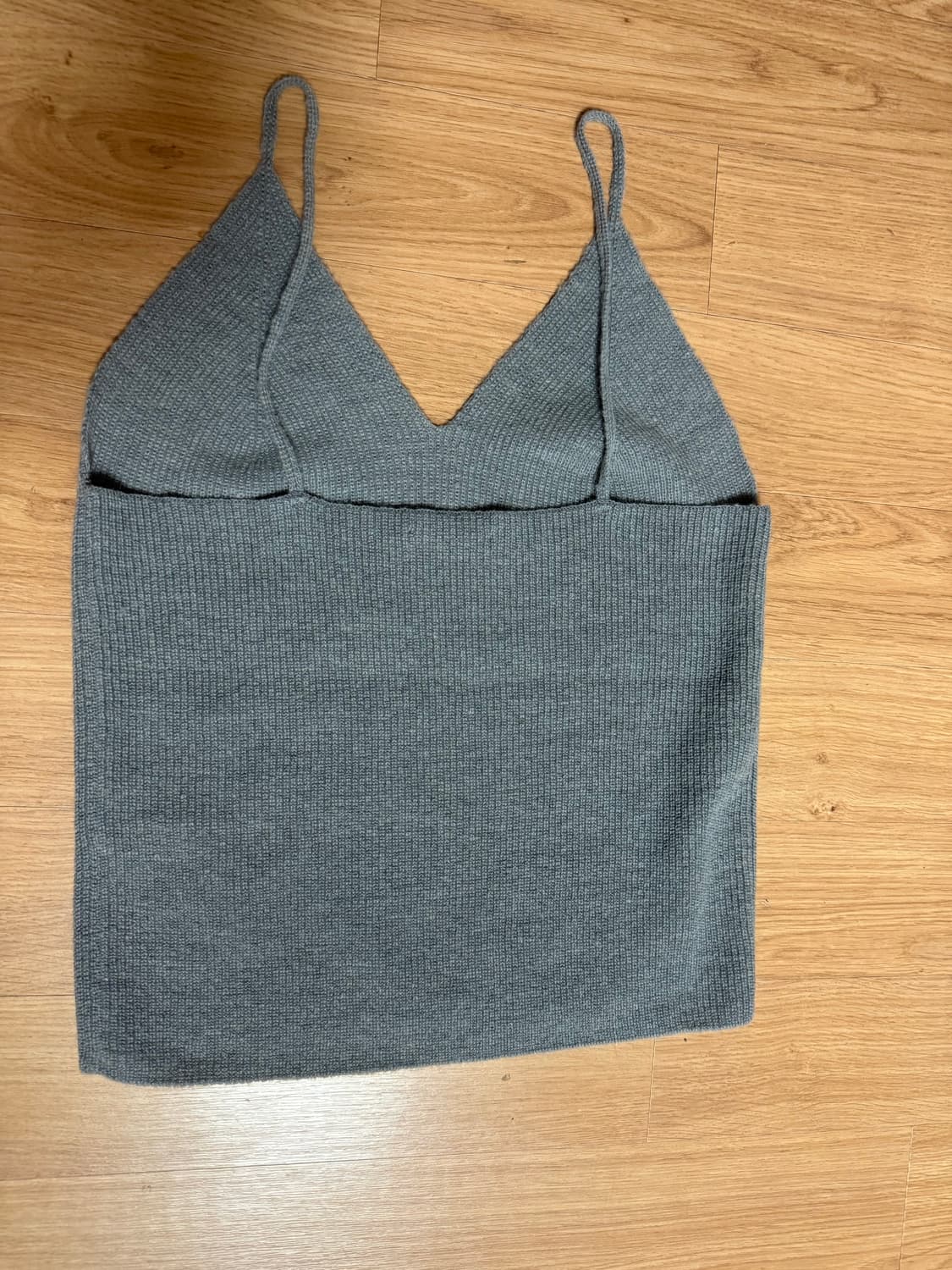 르셉템버 르917 알파카 혼방 니트 슬리브리스 탑 os 상품이미지2