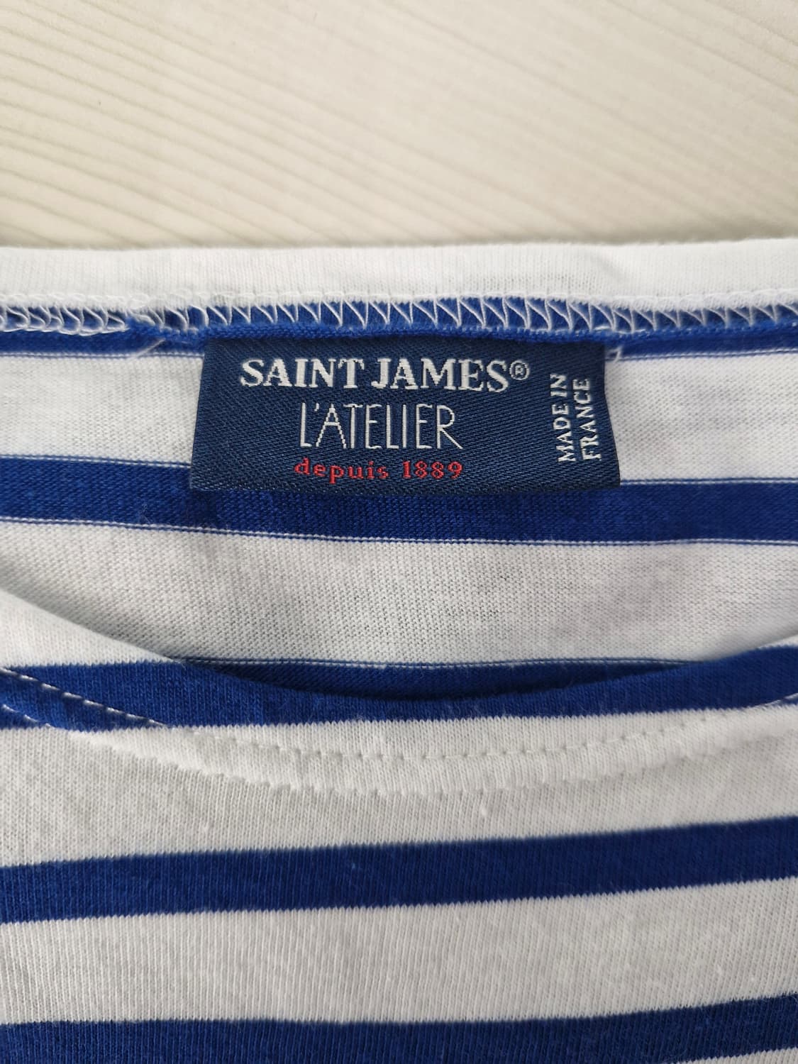 세인트제임스(SAINTJAMES)밍콰이어 모던 스트라이프 롱슬리브 상품이미지5