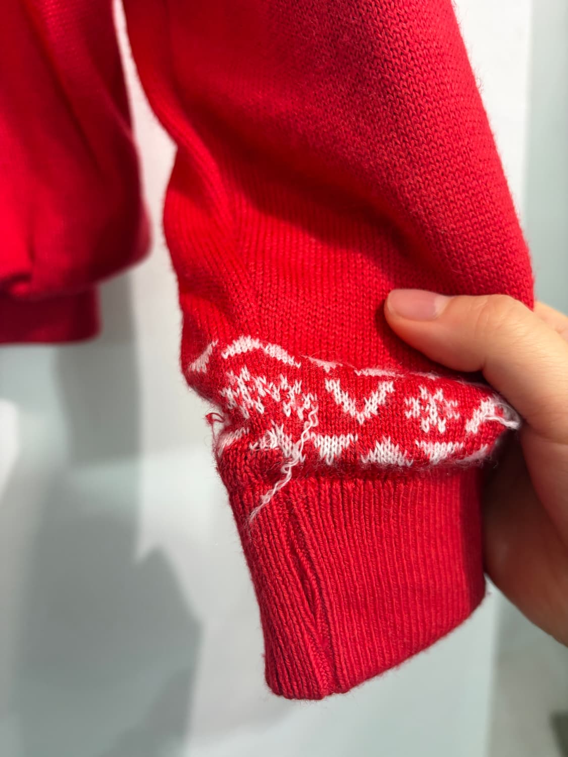 [M] callaway 캘러웨이 크리스마스 노르딕 니트 M 상품이미지6