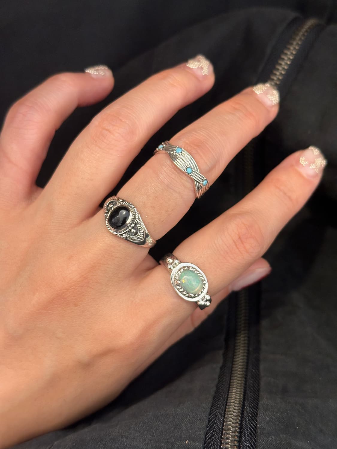 Aurora Opal 925Silver Ring  상품이미지8