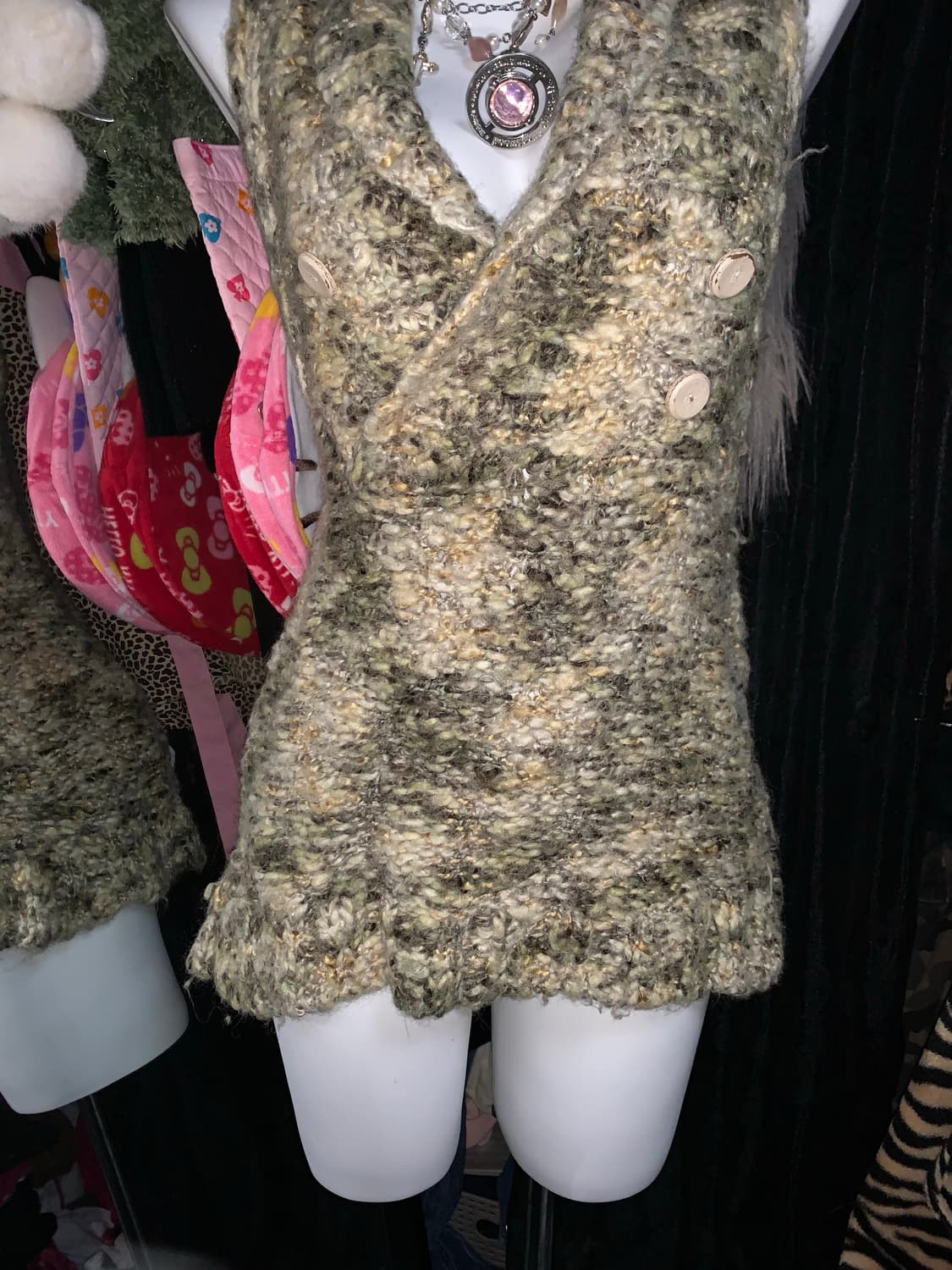 y2k 그런지 니트 탑 상품이미지3