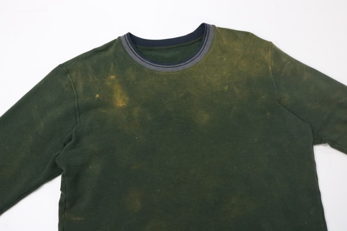 빈티지 선페이딩 포레스트 그린 스웻셔츠 상품이미지4