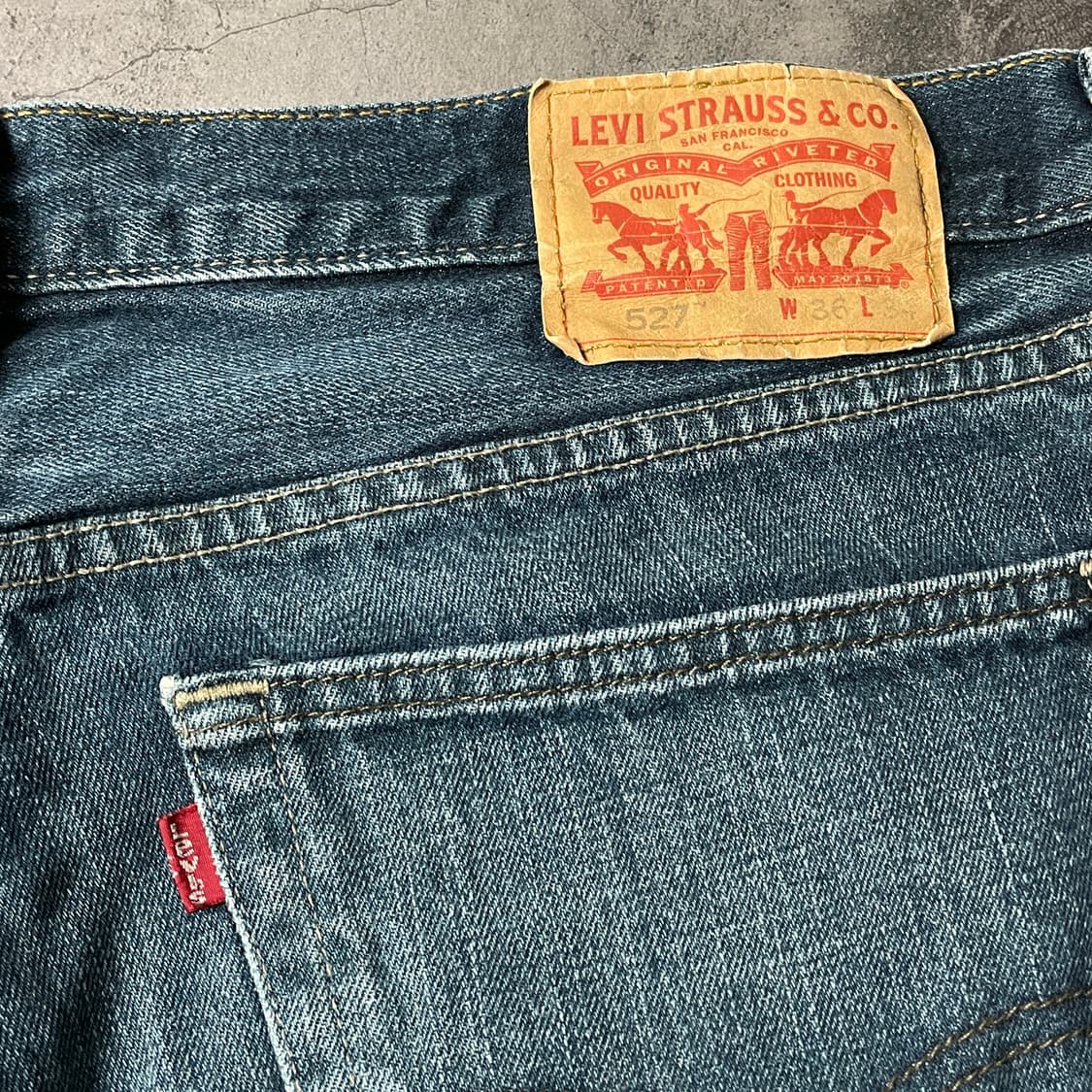 LEVI'S 리바이스527 빈티지 부츠컷핏 데님 팬츠 A00614 상품이미지7