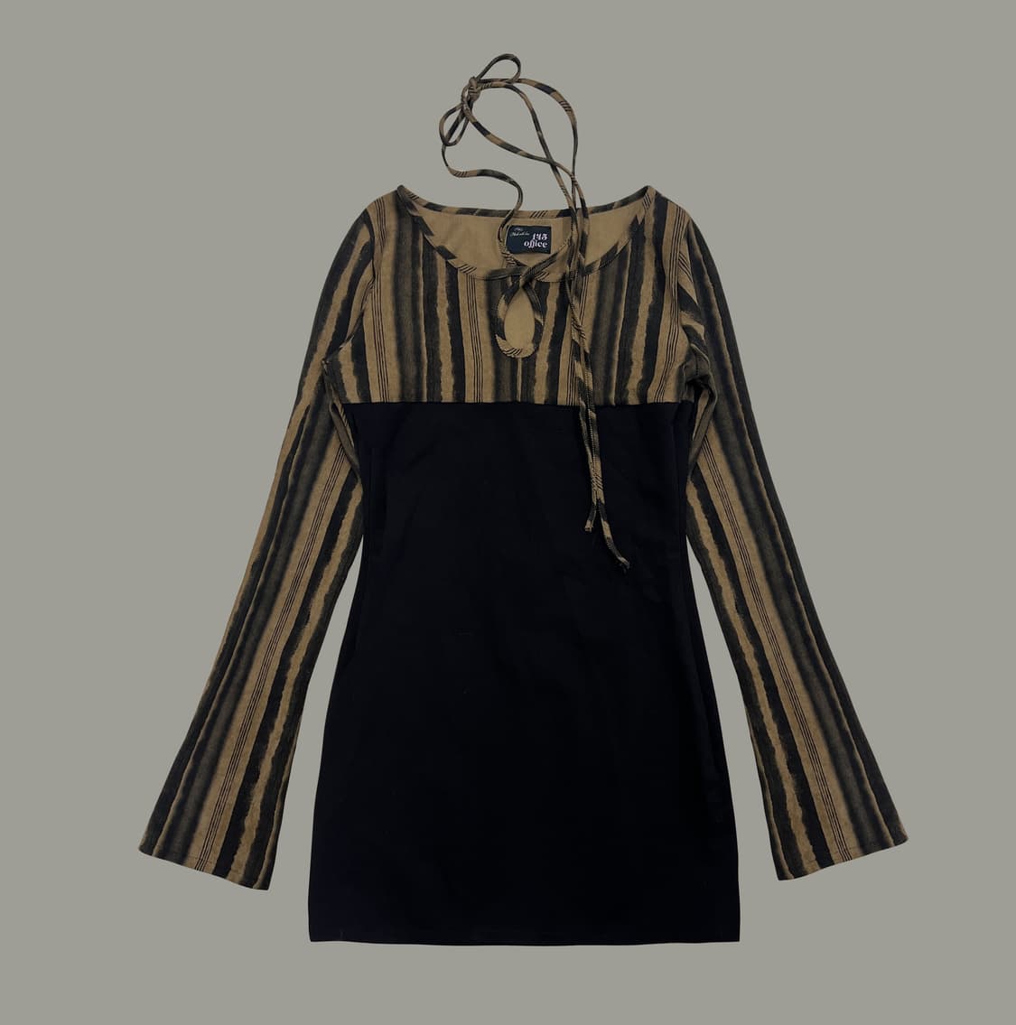 halter stripe dress 상품이미지1