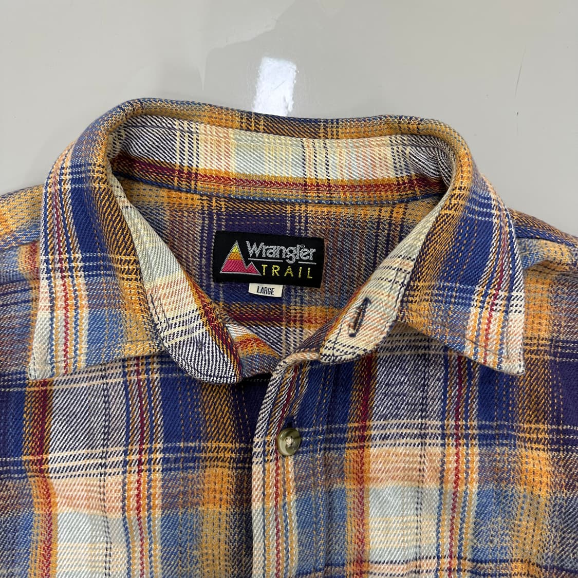 랭글러 트레일 체크패턴 플란넬 포켓셔츠 상품이미지3