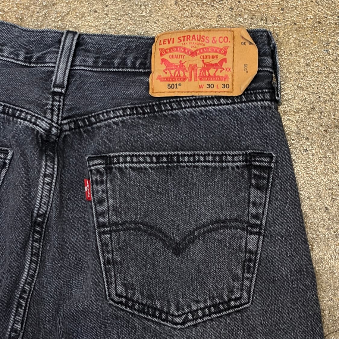 00s 미국 빈티지 리바이스 501 블랙진 청바지 상품이미지7