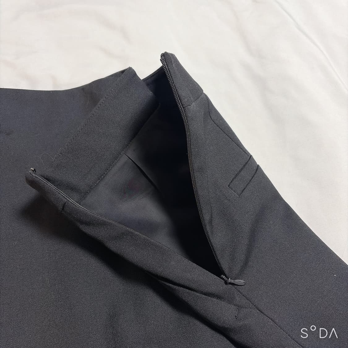 준지 랩 치마바지 블랙 36 상품이미지6