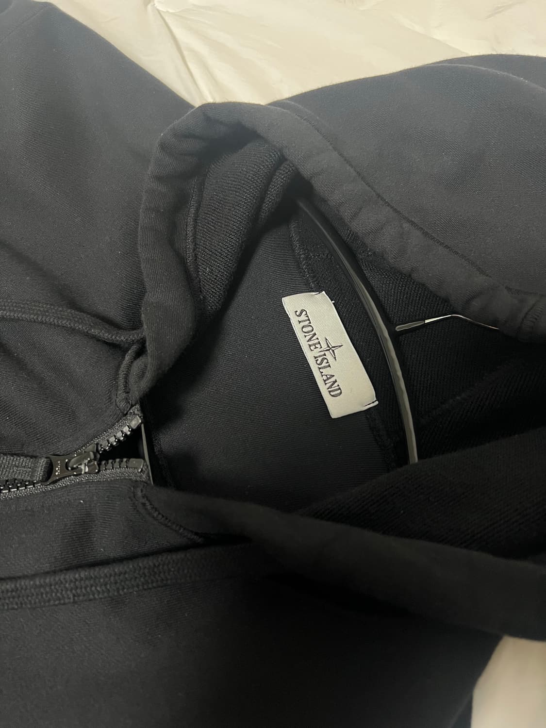 [3XL] 스톤 아일랜드 후드집업 블랙 상품이미지4