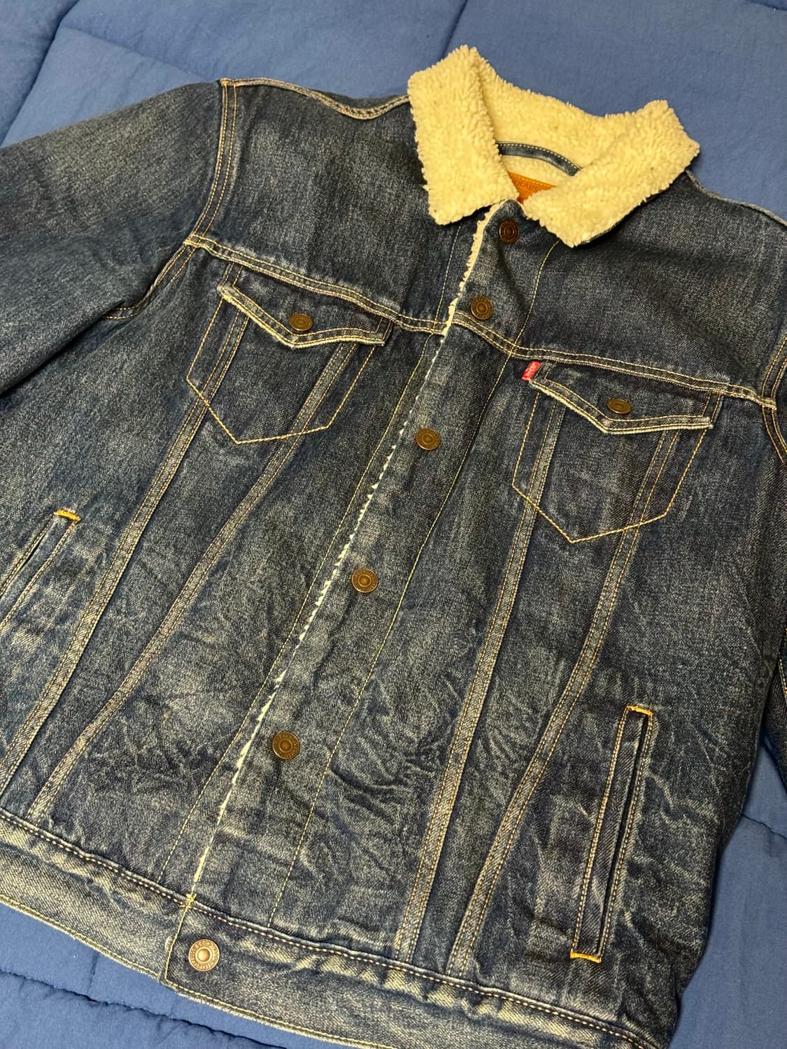 (L) 리바이스 양털 데님자켓 상품이미지1