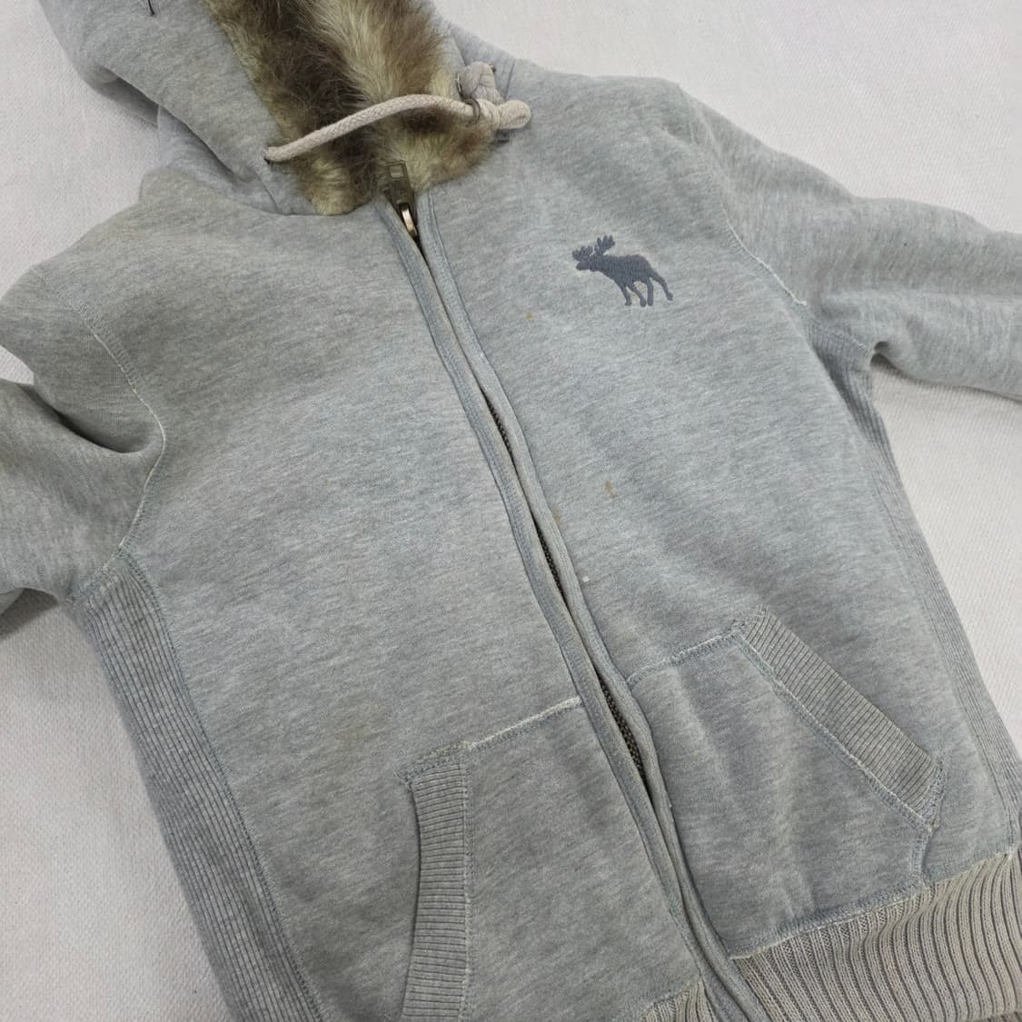 [M] 아베크롬비 여성 울프죠 투웨이 후드 집업 자켓 1229J 상품이미지4