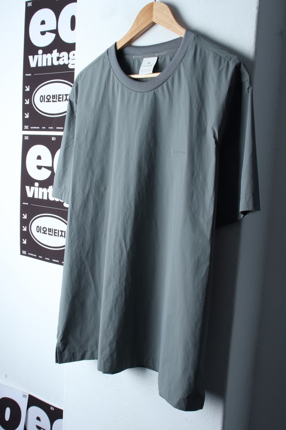 (XL-2XL) 스노우피크 반팔 티셔츠 나일론 우븐 웜업-H32442 상품이미지1