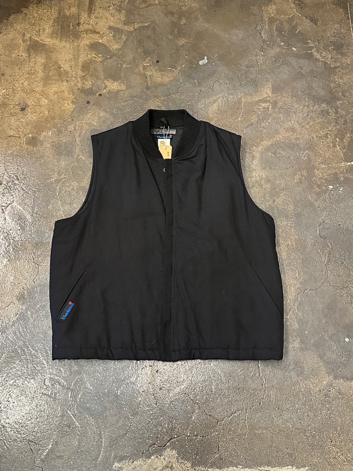 Vintage Workrite 블랙 조끼 XL 상품이미지1