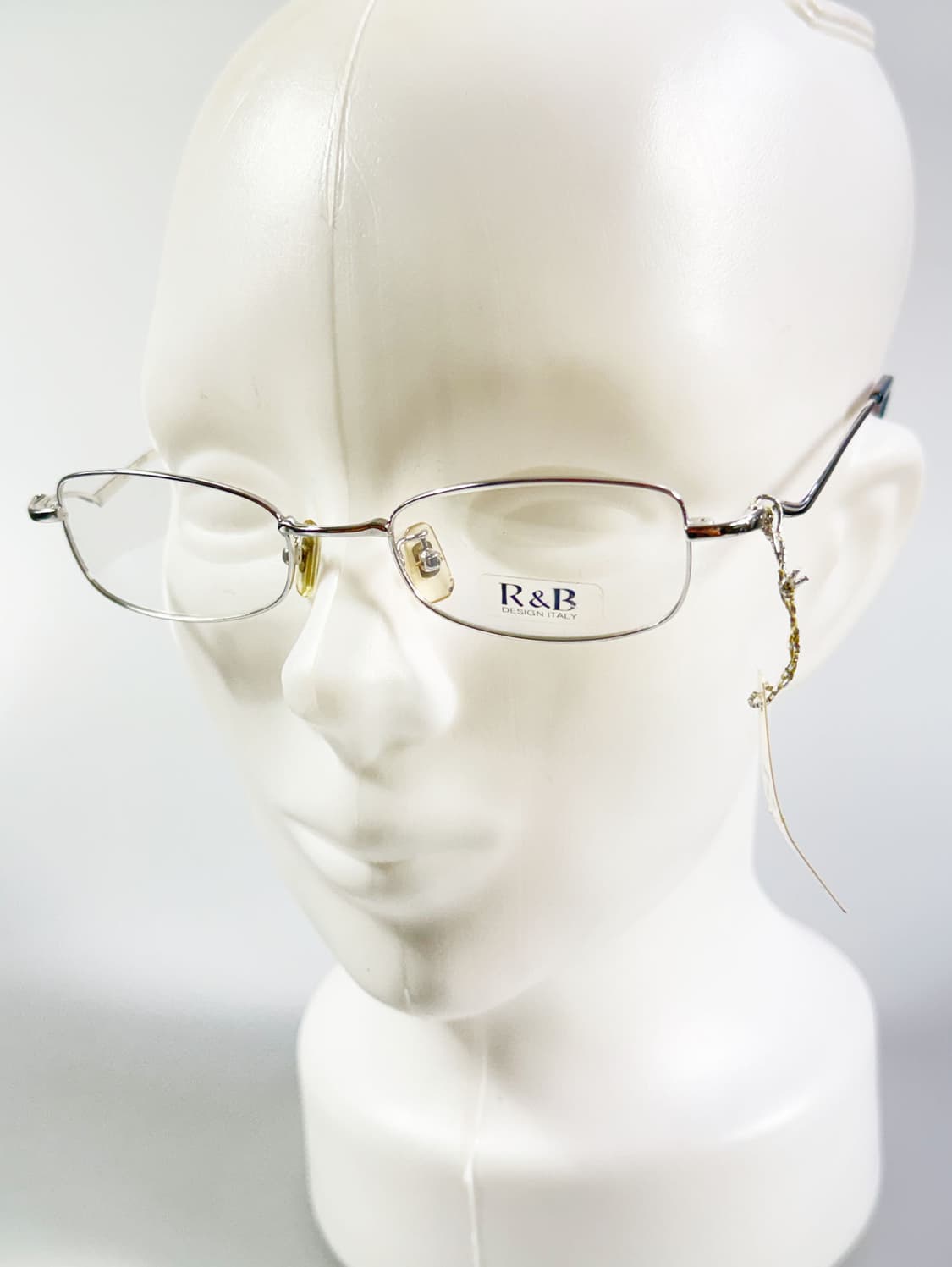 R&B EYEWEAR 실버 슬림 스퀘어 메탈 빈티지 안경 상품이미지8