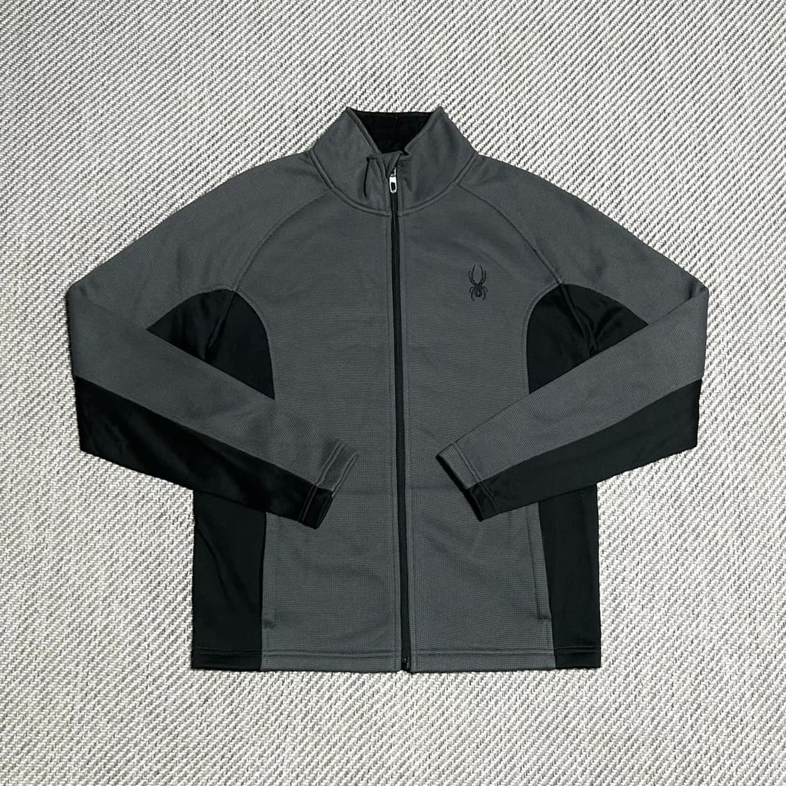 [M] Spyder 스파이더 기모 배색 집업 져지 상품이미지1