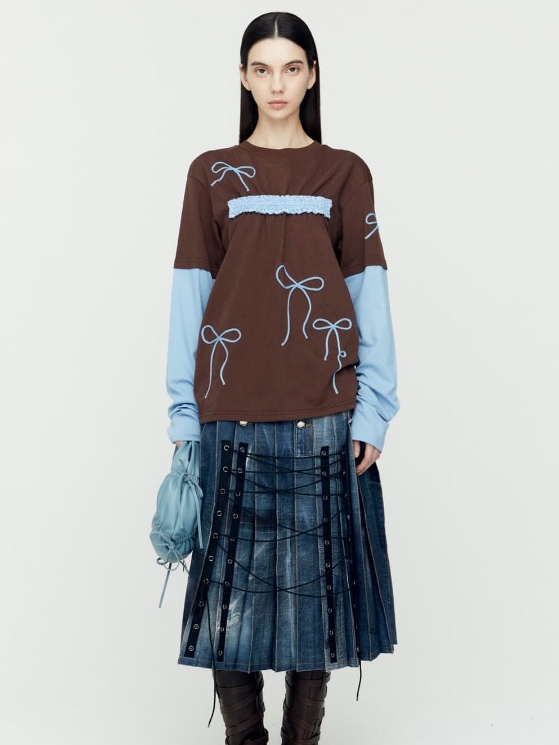 에센셜 프릴 티셔츠 상품이미지1