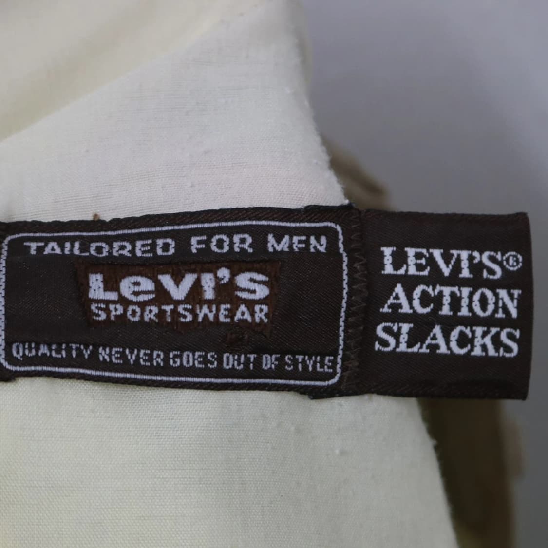 80'S LEVI'S ACTION SLACKS 코튼 팬츠 62628 상품이미지10