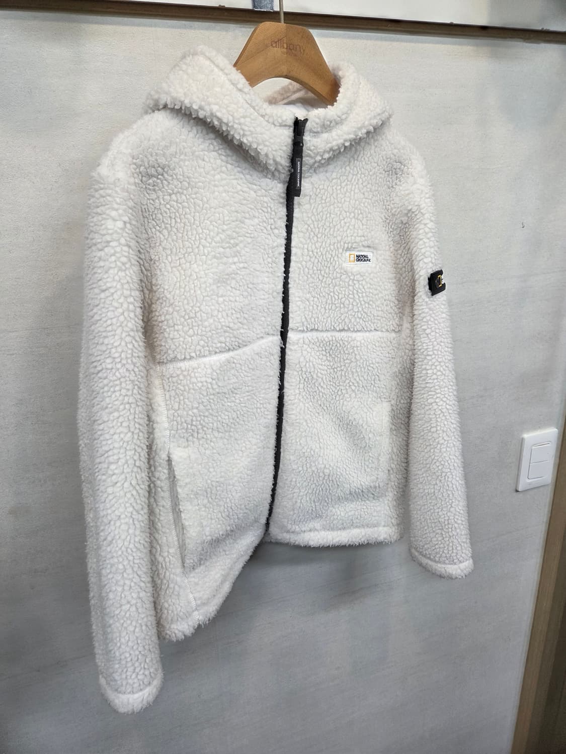 내셔널지오그래픽  주니어 플리스 뽀글이 자켓 150 상품이미지5